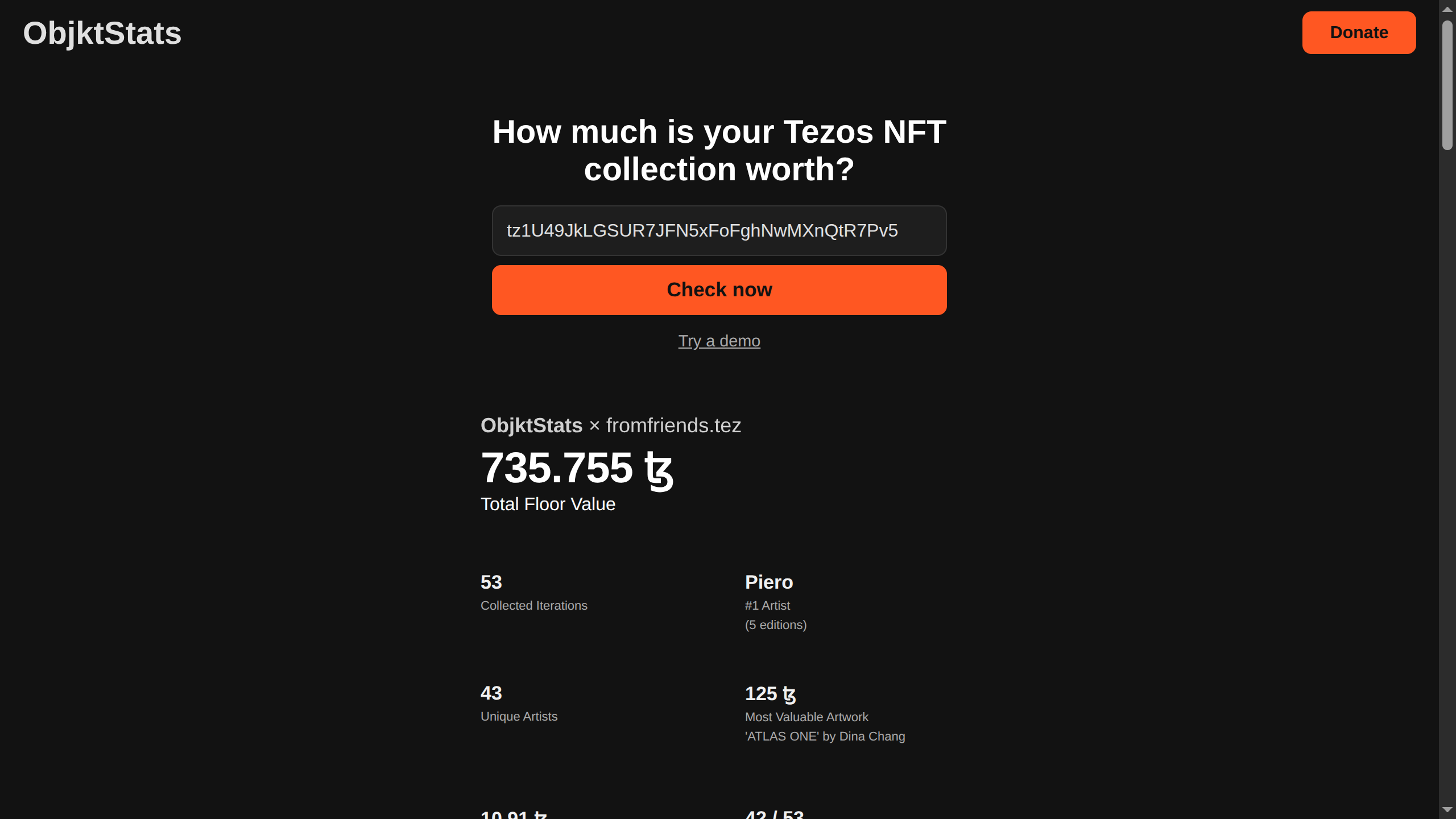 ObjktStats thumbnail